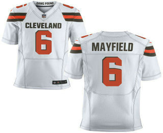 baker mayfield white browns jersey