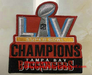 Super Bowl LV Tampa Bay Buccaneers Champs Morale Patch Tactical Military  Army